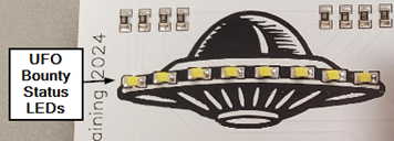 Ident Card UFO LEDs